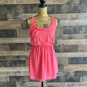 Coral summer dress
